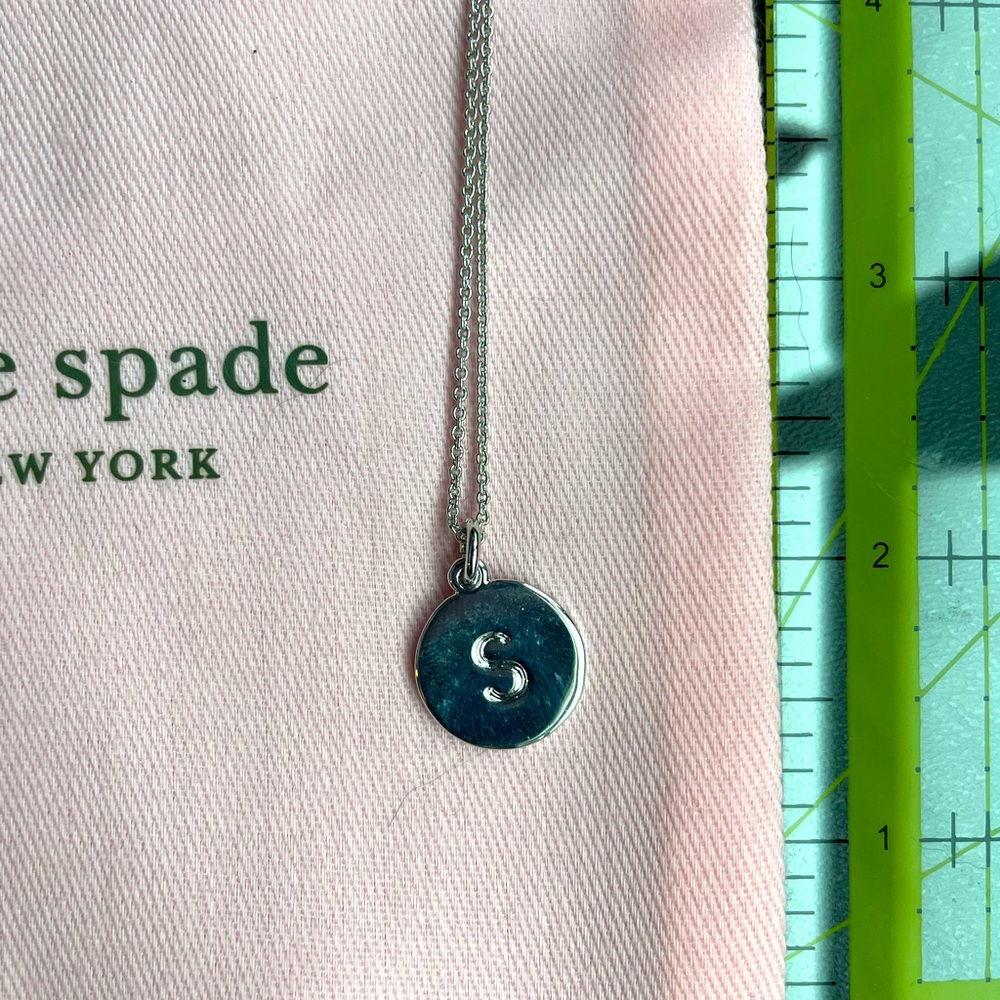 Kate spade ‘s’ initial necklace